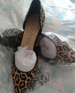 Sole Society leopard pumps size 8.5